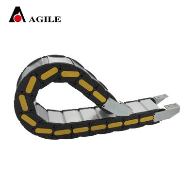 China 50*100 Mm VMTM Type Aluminum Alloy Plate Nylon Embedded Energy Anti-Corrosion Chain for sale