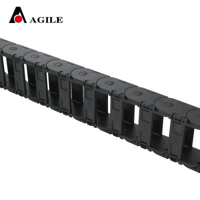 China Moving Open Type Cable Protection 25*57 SK Series CNC Reinforced Nylon Cable Carrier for sale