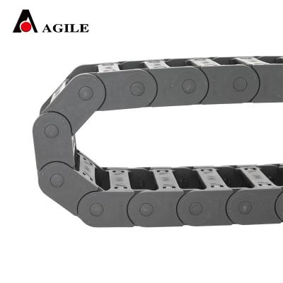 China 20*75 Mm MTK Flexible Open Type Reinforced Nylon Drag Chain for sale