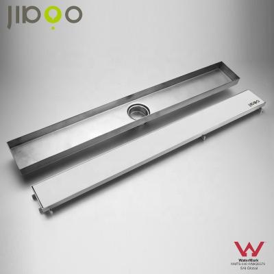 China Jiboo Shower Drain Bathroom Floor Drain Modern Brand Hidden Linear Floor Drain Linear Floor Drain for sale