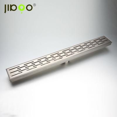 China Jiboo Modern Stainless Steel Bathroom Drain Mondeway Auto-end Linear Floor Drain for sale