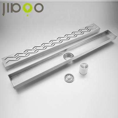 China Modern Online Tech Support Long Form Stainless Steel Linear Bathroom Drain Drain Shower for sale