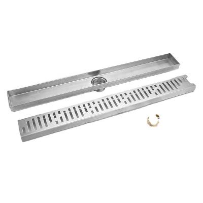 China Modern High Quality 600 Mm / 24inch High Rectangular Linear Shower Drain for sale