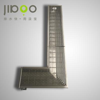 China Modern JIBOO Stainless Steel Floor Grate Drainage Drain Cover Swimming Pool Overflow Grate for sale