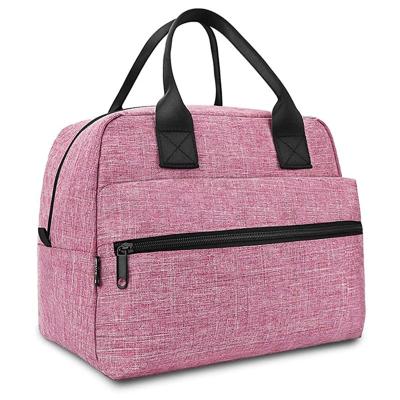 China Reusable Cooler Tote Insulated Lunch Cooler Bag Waterproof Adult Women Lunch Box for sale