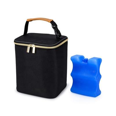 China Wholesale Waterproof Stylish Hot Selling Cooler Baby Weekender Tote Storage Insulated Bottle Baby Breastmilk Bag With Ice Pack For Moms for sale