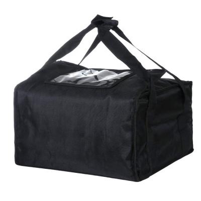 China Custom Professional Waterproof Pizza Delivery Insulated Thermal Bag 16*16*8in For Four14in Pizza Boxes for sale