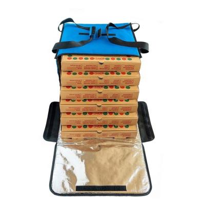 China Durable Pizza Delivery Bag Classic Design Carry On Durable Pizza Box Insulated Hot Food Delivery Bag Thermal Blue For Pizza for sale