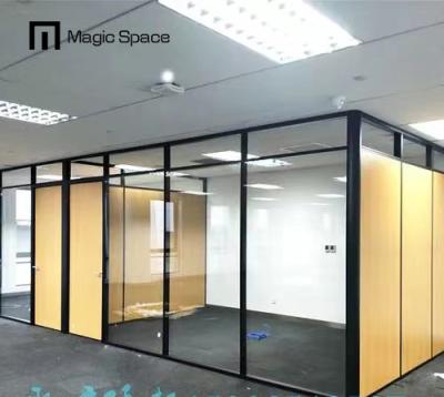 China Easy Installation Office Partition 12mm Thickness Glass Partition Walls For Living Room Room Divider Panels Kitchen Partition for sale