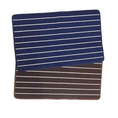 China Stain Resistant Cheap Kitchen Floor Mat Classic Stripe Door Mat 100% Outdoor Floor Cover Polypropylene for sale