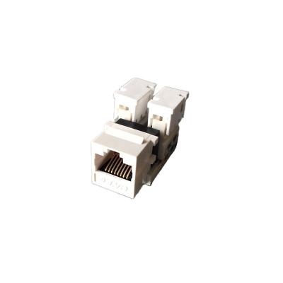 China Telecom Trunking T568A T568B RJ45 8p8c 90 degree UTP cat5e cat6 keystone jack for sale