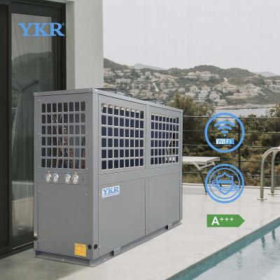 China Carpool Heater Wifi Central Heating Systems Air Source Swim Pool Heat Pump Water Heater for sale