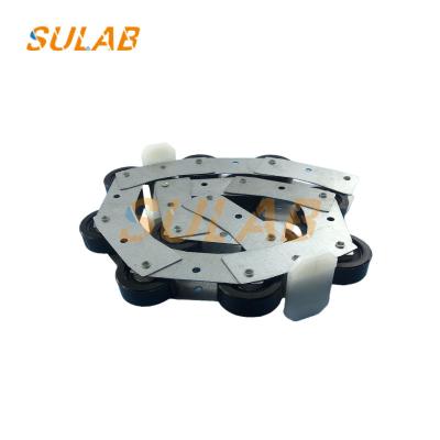 China Escalator Spare Parts Handrail Return Reverse Guide Newel Rotary Chain With 12Pcs Rollers for sale