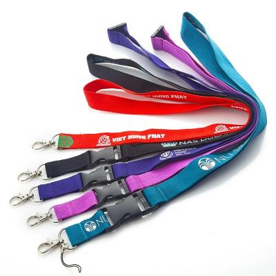 China Promotional Gift No Min Order Custom Printed Lanyard, Cheapest Lanyard With ID Holder And Card, Completely Customize Your Own Key Lanyard for sale