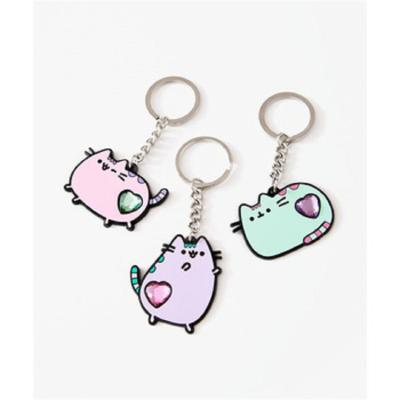 China Global Wholesale High Quality Soft Cute Keychains Soft Cute Decoration Cartoon Enamel Metal Factory China Factory Acceptable Design for sale