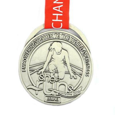 China Global Wholesale Cheap Design Your Own 3D Gold Award Beijing Medal Blank Zinc Alloy Marathon Running Custom Metal Sport Medal for sale