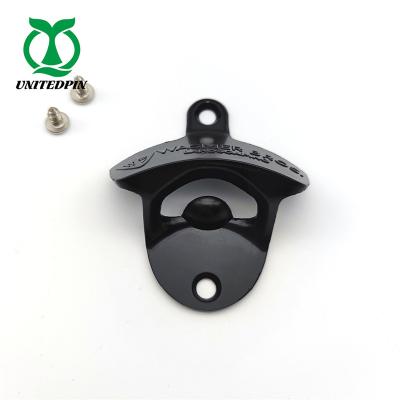 China Viable With Logo Engraved Wall Beer Openers Custom Engraved Wall Mounted Bottle Opener for sale