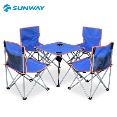 China Modern High Quality Camping Dining Table And Folding Picnic Chairs Sets Amazon Foldable Chair And Table for sale