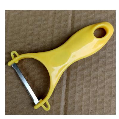 China Sustainable Hot Sales Kitchen Tools Stainless Steel Ceramic Knife Potato Fruit Vegetable Apple Peeler for sale