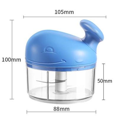 China Amazon Hot Selling Kitchen Utensil Viable Multifunctional Vegetable Manual Chopper Plastic Vegetable Cleaver for sale