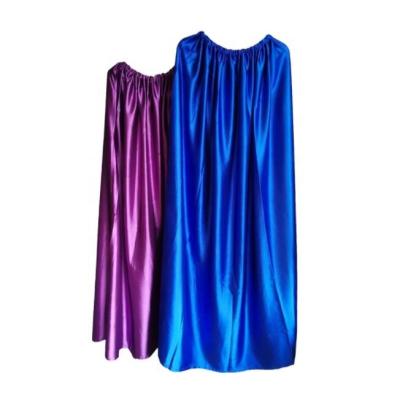 China Disposable Beauty Salon Artificial Silk Lavender Yoni Vaginal V Steam Spa Gown Luxury Shining Gown For Ladies Spa Massage Salon for sale