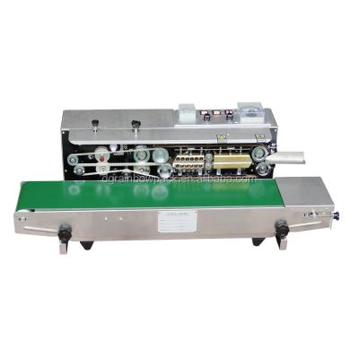 China FRD1000 Automatic Beverage Plastic Bag Sealing Machine With Ink Print for sale