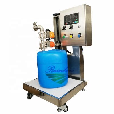 China Beverage Factory Price 25 Liter Weighing Type Pneumatic Oil Painting Filling Machine for sale