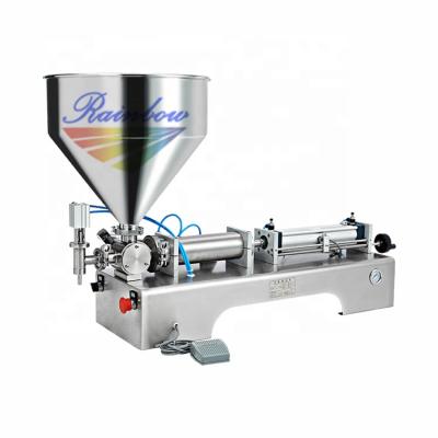 China Beverage Factory Price Semi Automatic Hand Sanitizing Gel Filling Machine for sale