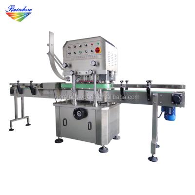 China Beverage Production Line High Speed ​​Automatic Glass Jar Capping Machine for sale