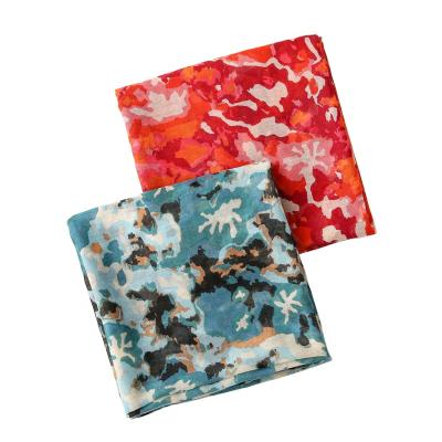 China Wholesale Polyester Fashion Polyester Camouflage Printing Sunscreen Scarf Shawl for sale