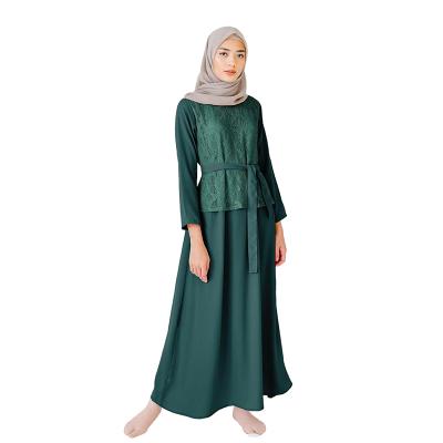 China Wholesale Malaysia Baju Kurung Muslim Top And Skirt Suit Plus Size Wome Clothing Suit S-M-L-XL-2XL for sale