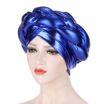 China Wholesale African Muslim Dobby Women Head Hair Wraps Hijab Turbans Wrap for sale