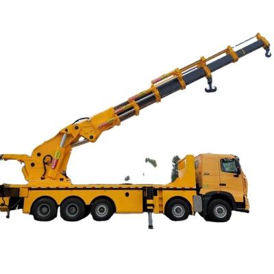 China 80t 80 ton Folding Arm Crane for HOWO Truck Maximum Amplitude Angle 80° Direct Sell for sale