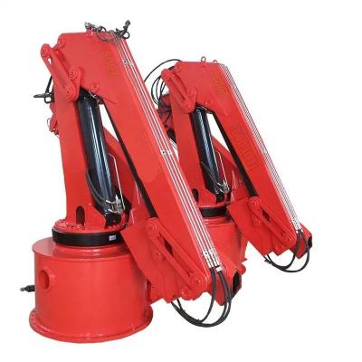 China Marine Ship Crane Hydraulic Telescoping Knuckle Crane Maximum Lifting Torque 2400KN.m for sale