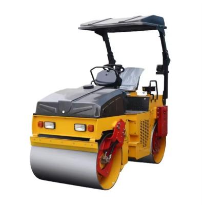 China Construction Machinery 3ton 4ton 8 ton Mini Road Roller Compactor with 700A Drum Size for sale