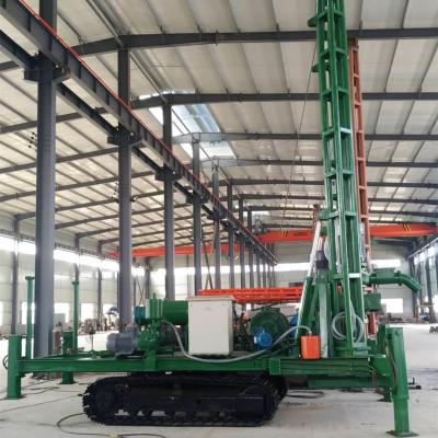 China Crawler-Mounted RC Impact Mud Pump Sand Pump 100m 200m Drilling Rig with Air Compressor for sale