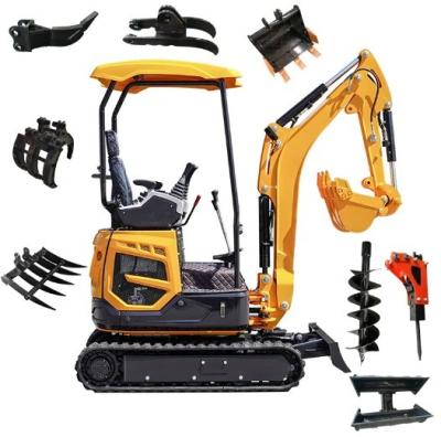 China 1820 mm Máximo radio de excavación Mini Excavadora R308 R350 Granja Micro Excavadora Diesel EPA CE OEM en venta