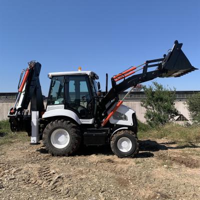 China Kleine Lader EPA Motor Radlader Mini-Backhoe Bagger Lader 4X4 Backhoe Lader zu verkaufen