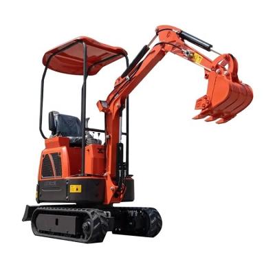 China Trabajos de construcción 1 tonelada mini excavadora multifunción con cubo libre en venta