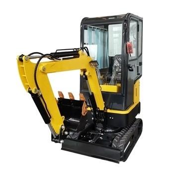 China 1ton Chinese Hydraulic Small Digger Crawler Mini Excavator for Large-Scale Projects for sale