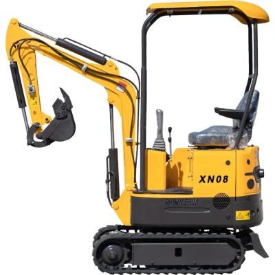 China 0.8 Ton Mini Excavator Hydraulic Crawler Mini Micro 0.8ton Farm Excavator for Farming for sale