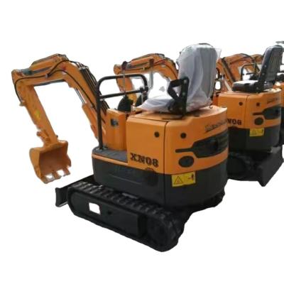 China 1 Ton Yollow R308 Mini Wheel Excavator Small Digger with Original Hydraulic Pump for sale