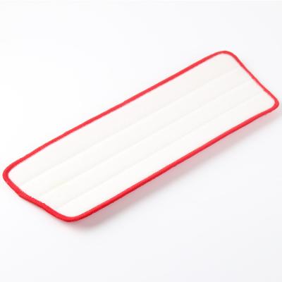 China Sustainable Wholesale microfiber flat mop head  easy cleaning  replacement mop cloth for sale