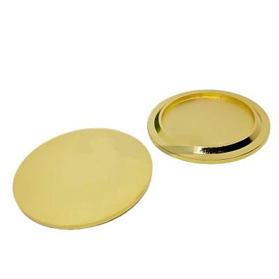 China Customizable Hot Selling Customizable Round Metal Candle Lid Gold Metal Lid for sale