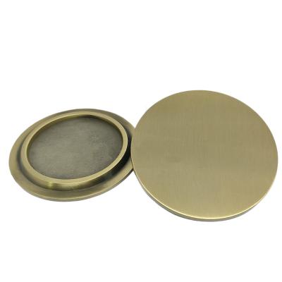 China Hot Selling Customizable Custom Design Aromatherapy Candle Lids Alloy Metal Lid Copper for sale