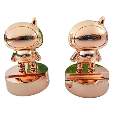 China Direct Zinc Alloy Die-casting Metal Base Creative Children's Mini Factory Cartoon Doll Desk Ornaments for sale