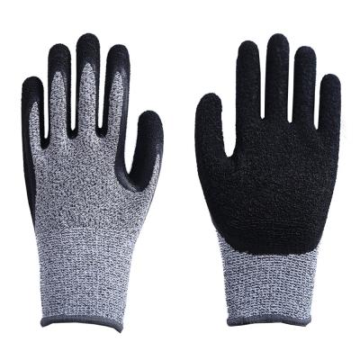 China Anti Slip Level Cut-Resistant PU Palm Coated Anti Cut Hand Protection Gloves for sale