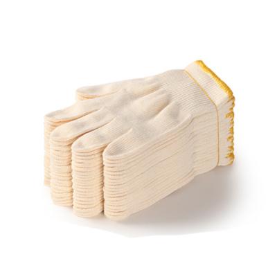 China Non-slip Hot Sale Coarse Yarn Wearable Cotton Yarn Work Protection Knitted Gloves for sale