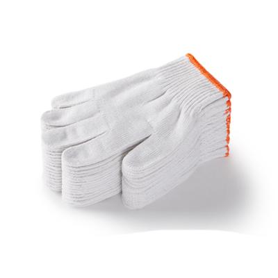 China Non-slip High Quality Knitted 10 Gauge Hand 500g Cotton Safety Industrial White Nylon Glove for sale