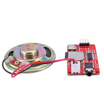 China MP3 UART Control USB MP3 WAV Music Player Serial Audio Module Onboard Amplifier + 1W Speaker + Micro TF Card Compatible for sale